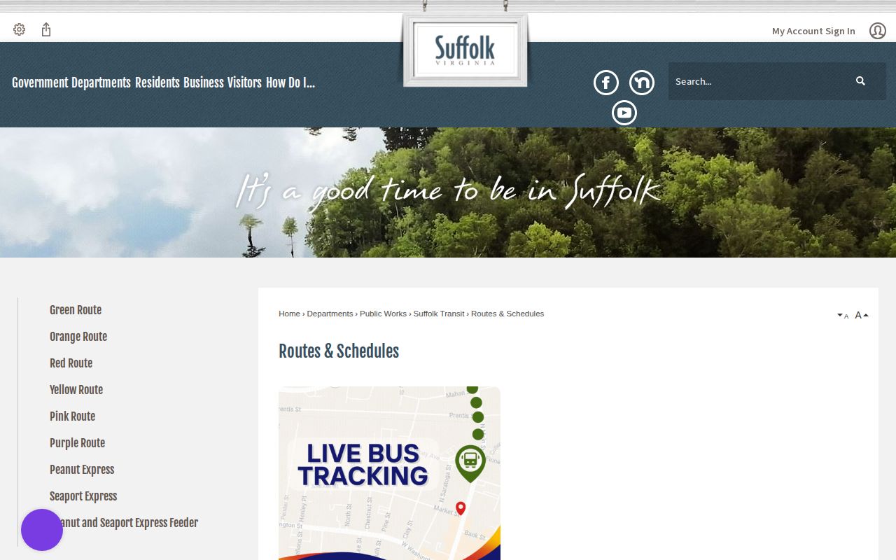 Suffolk Transit route information near Western Tidewater Regional Jail releases